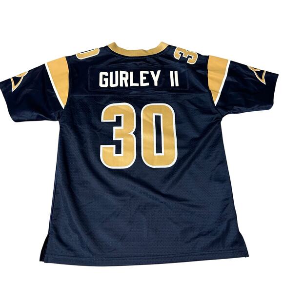Todd Gurley #30 St. Louis Rams NFL Jersey Youth‎ M Blue Pullover NFL Pro Line - Picture 2 of 12